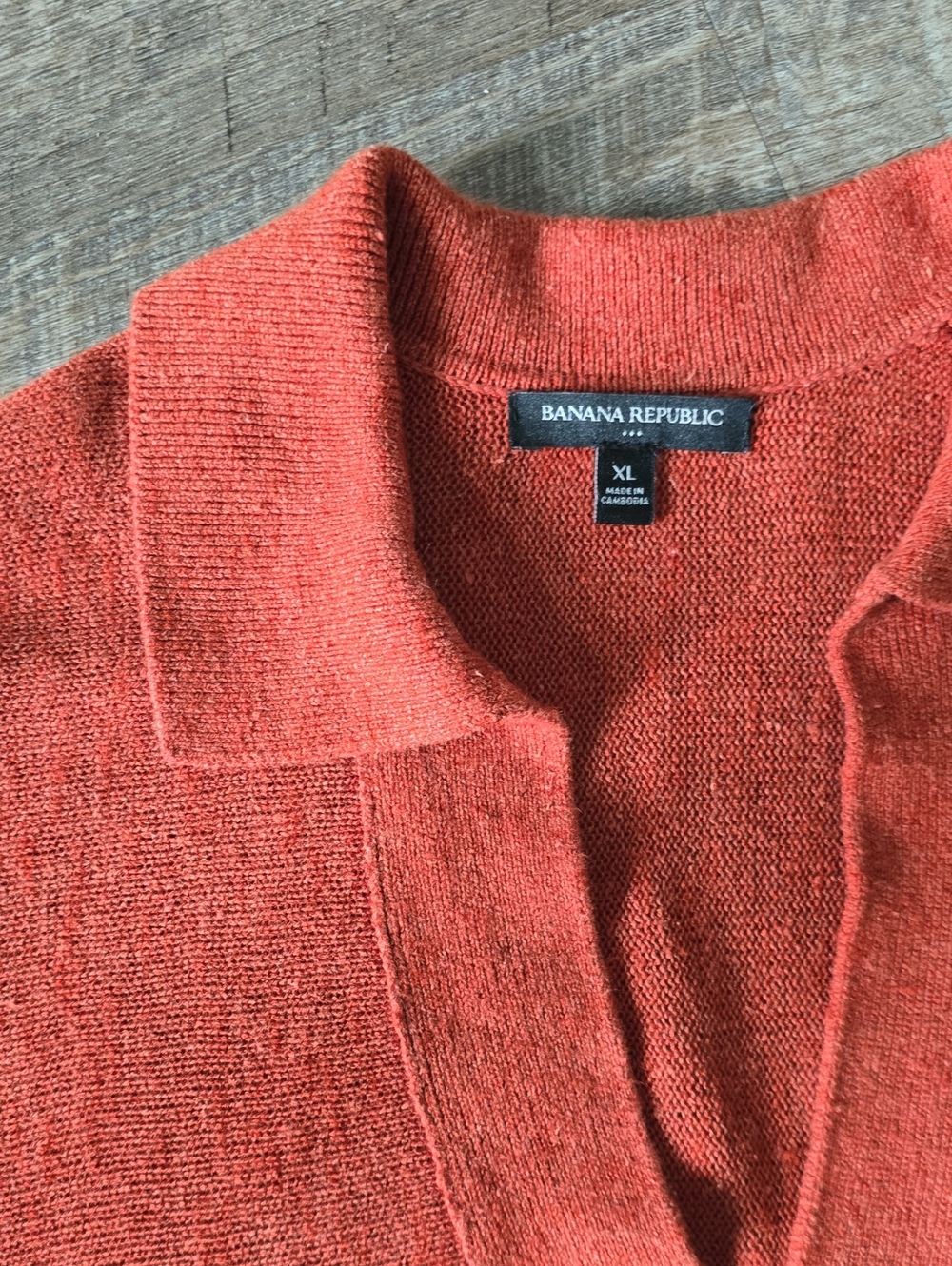 Banana Republic Women's Oversized Collar Quarter Sleeve Pullover XL - Picture 6 of 7